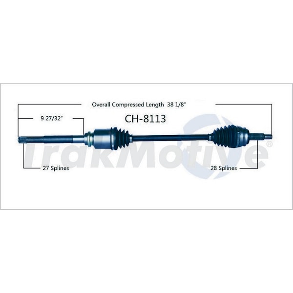 Surtrack Axle Cv Axle Shaft, Ch-8113 CH-8113 - main